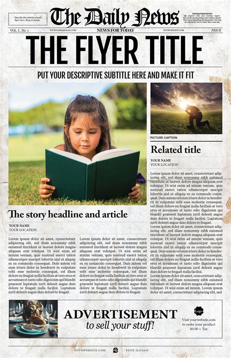 create your own newspaper front page Epub
