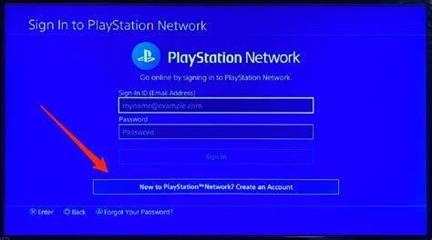 creating a new playstation account