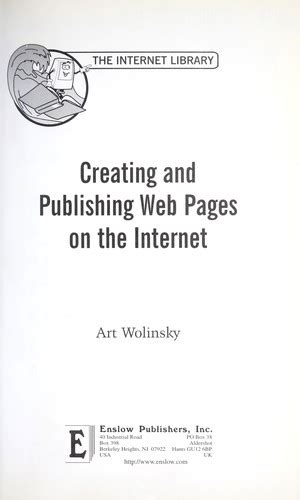 creating and publishing web pages on the internet internet library Reader