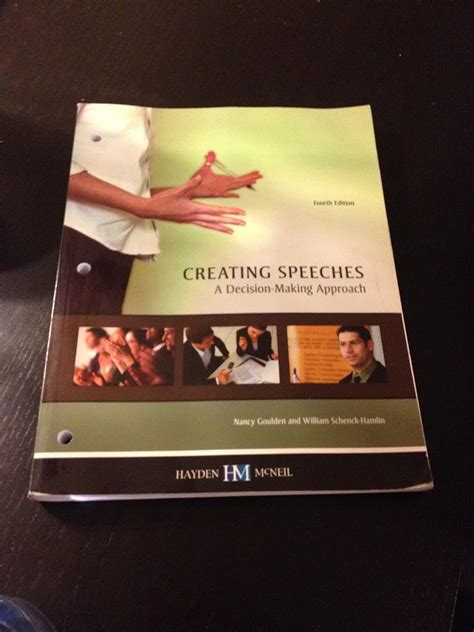 creating speeches a decision making approach or 2nd edition Epub