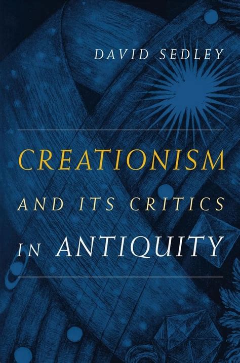 creationism and its critics in antiquity Doc