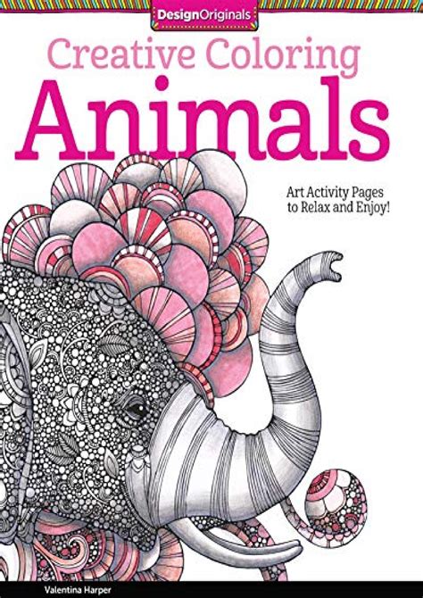 creative coloring animals art activity pages to relax and enjoy design originals Doc