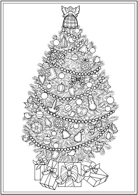 creative haven christmas trees coloring book Reader