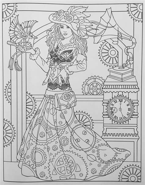 creative haven steampunk fashions coloring book creative haven coloring books PDF