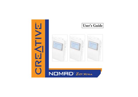 creative nomad jukebox zen xtra user manual Reader