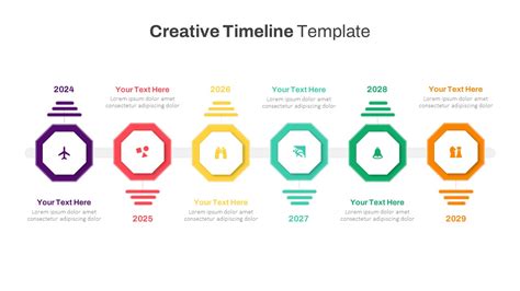Creative Timeline Template