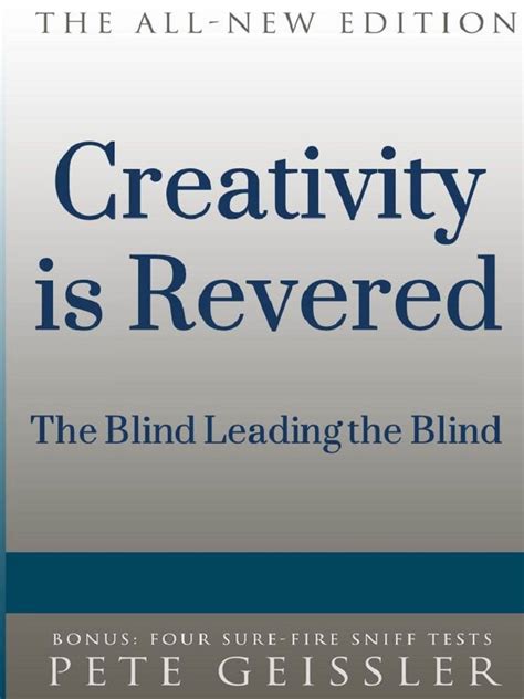 creativity revered blind leading Epub