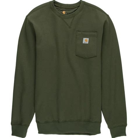 crewneck sweatshirt with pocket