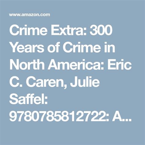 crime extra 300 years of crime in north america Doc