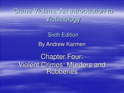 crime victims an introduction to victimology sixth edition pdf Kindle Editon