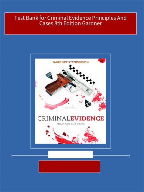 criminal evidence principles and cases 8th edition Ebook PDF