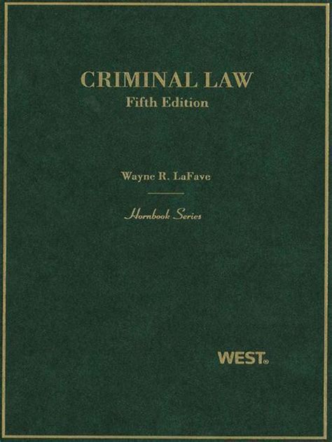 criminal hornbook series wayne lafave Ebook Doc