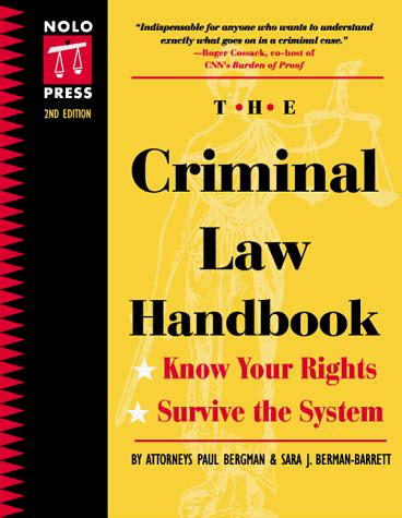 criminal law handbook the know your rights survive the system Kindle Editon