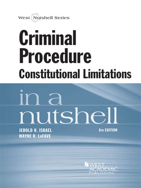 criminal procedure constitutional limitations in a nutshell PDF