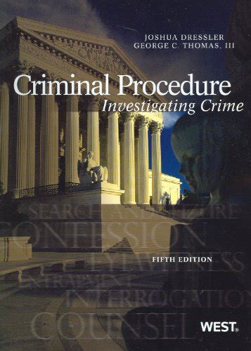 criminal procedure investigating crime 5th american casebook series Epub