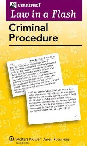 criminal procedure law in a flash 2010 Epub