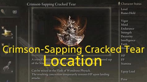 crimson sapping tear