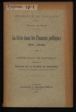 crise dans finances publiques 1848 ebook Doc