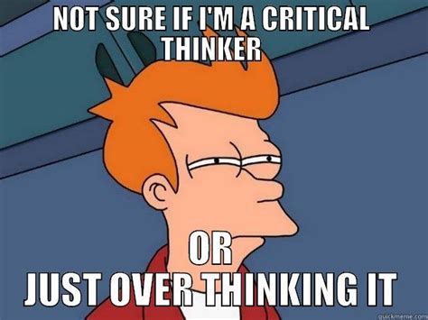 critical thinker meme