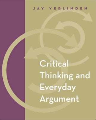 critical thinking and everyday argument with Reader