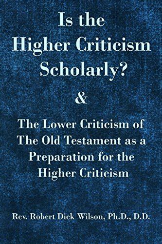 criticism scholarly destructive scholarship indefensible Reader
