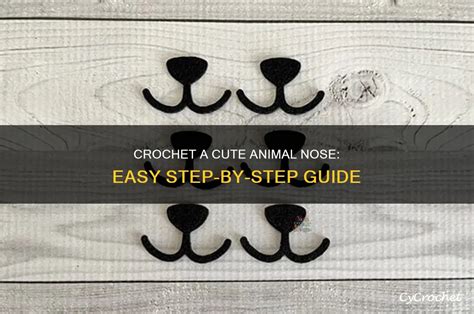 crochet animal nose pattern Epub