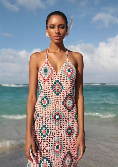 crochet beach dress