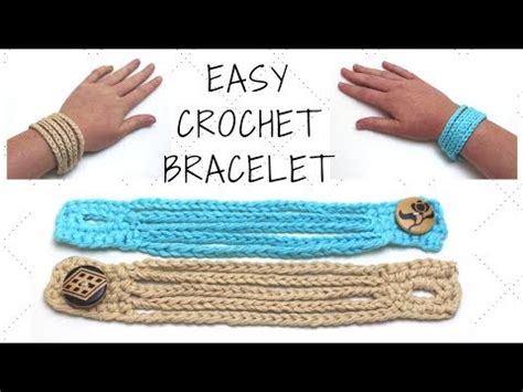 crochet boho bracelet tutorial PDF