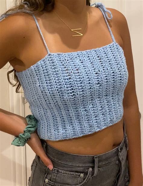 crochet crop shirt