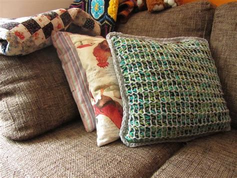 crochet pillows with tunisian and traditional techniques Reader