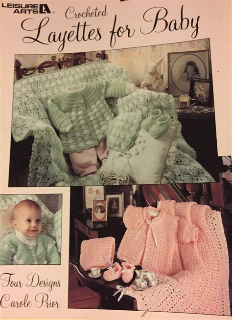 crocheted layettes for baby leisure arts 2019 Kindle Editon
