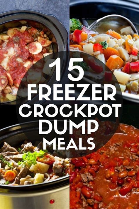 crockpot freezer meals 100 freezer recipes for slow cooking crockpot freezer dump meals Doc