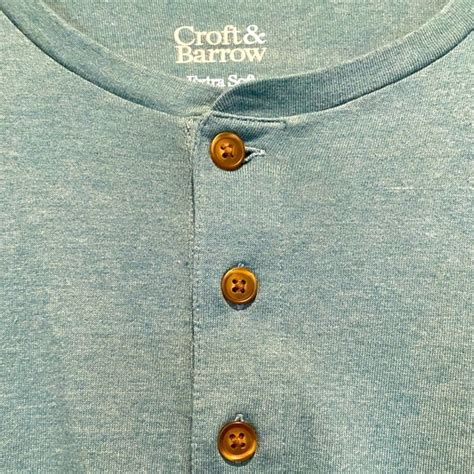 croft and barrow henley shirt men