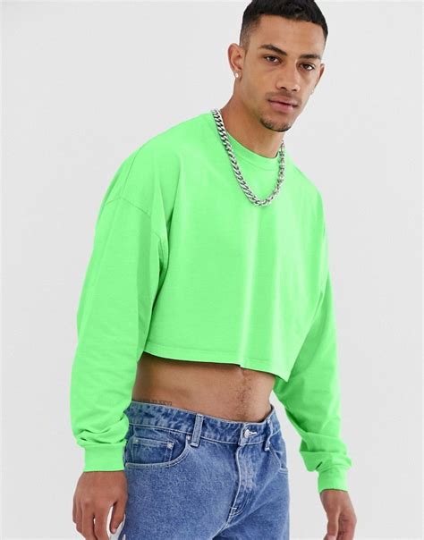 cropped t shirt mens