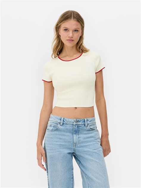 cropped t shirt womens