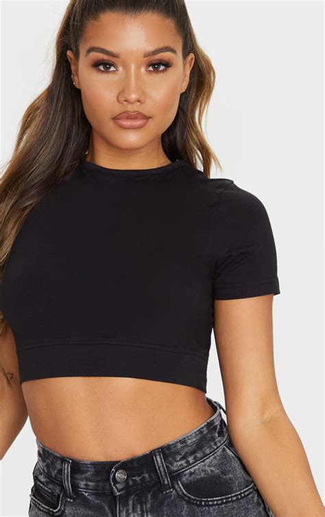 cropped t shirts for women