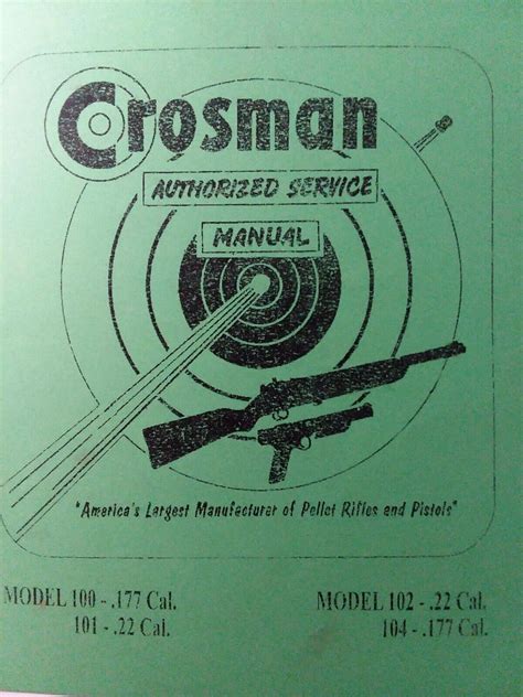 crosman 101 102 manual Kindle Editon