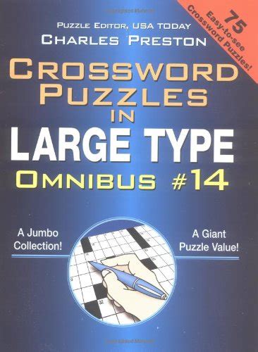 crossword puzzles in large type omnibus 14 crosswords in large type Epub
