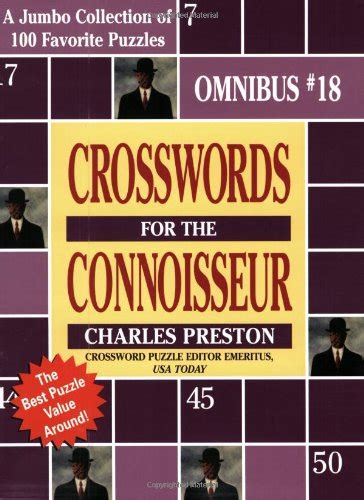 crosswords for the connoisseur omnibus 18 Kindle Editon