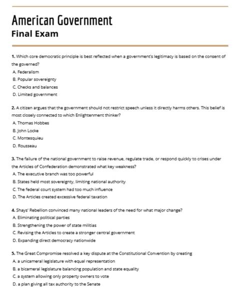 crt answer for american government study guide PDF