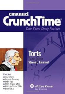 crunchtime torts fourth edition Reader