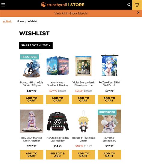 crunchyroll store black friday