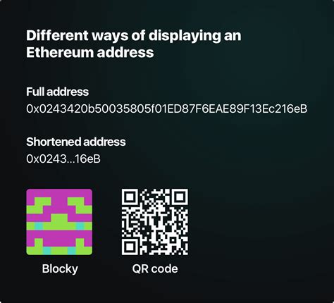 crypto address