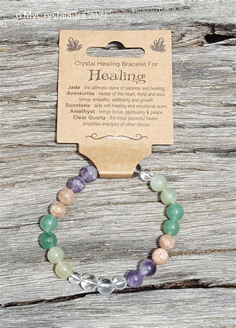 crystal healing bracelet