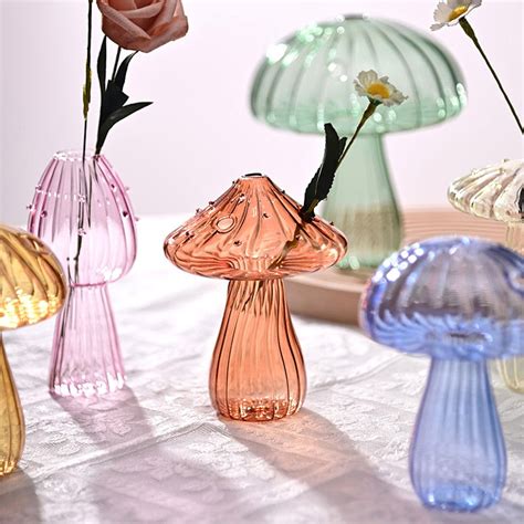 crystal mushroom jars