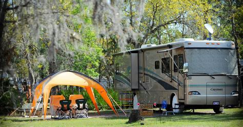 crystal river tent camping