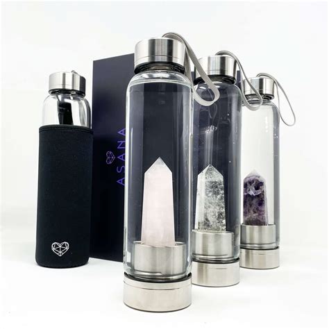 crystal water bottles