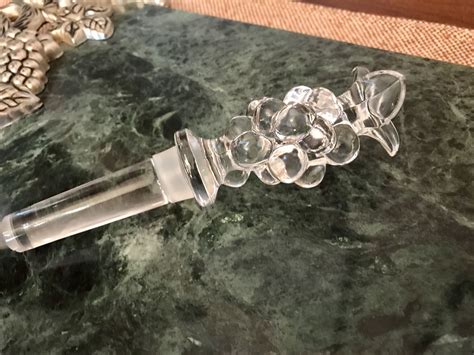 crystal wine stopper