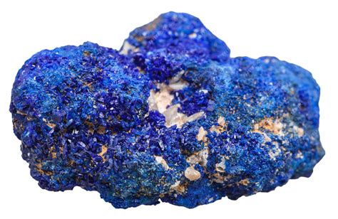 crystalline azurite