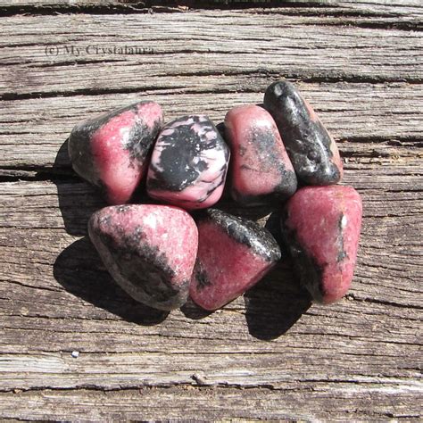 crystals rhodonite